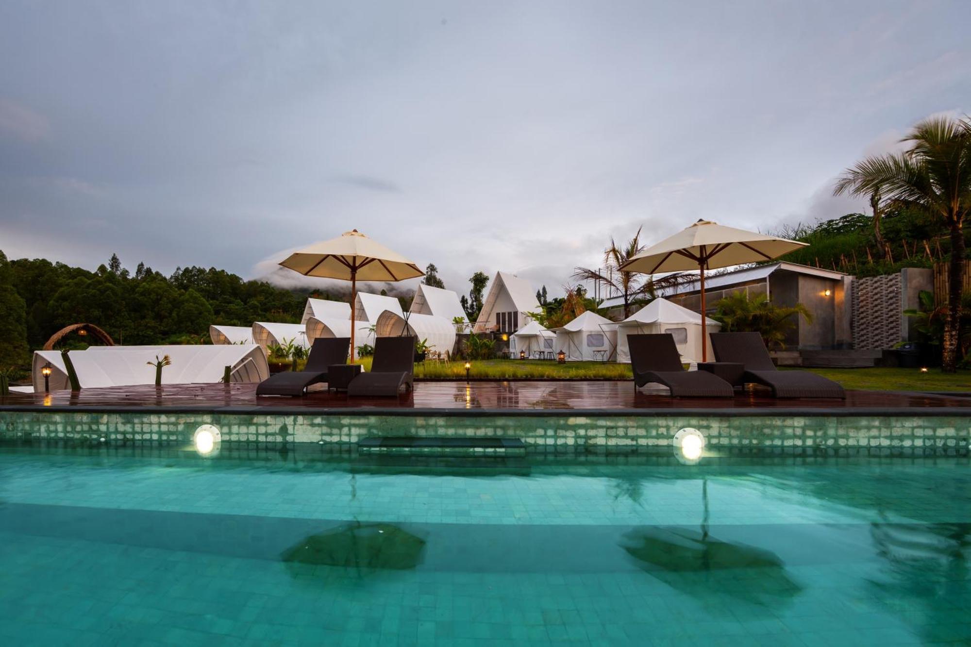 The Dewi Kintamani Luxury Glamping And Natural Hotspring Ngoại thất bức ảnh