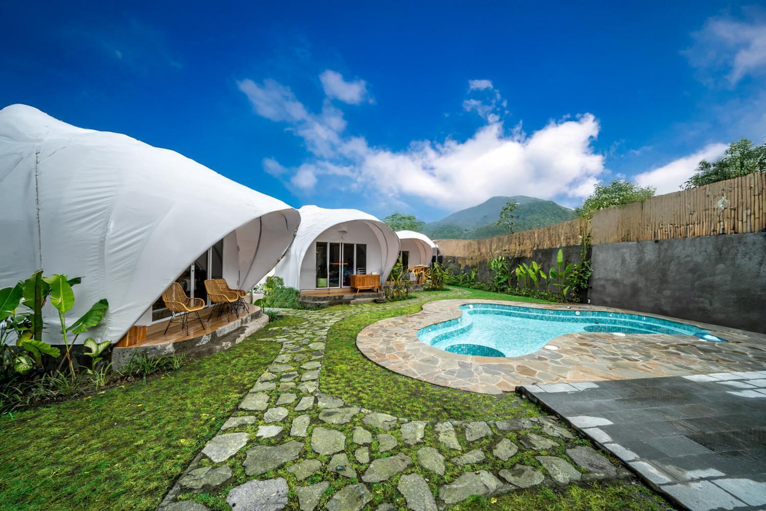The Dewi Kintamani Luxury Glamping And Natural Hotspring Ngoại thất bức ảnh
